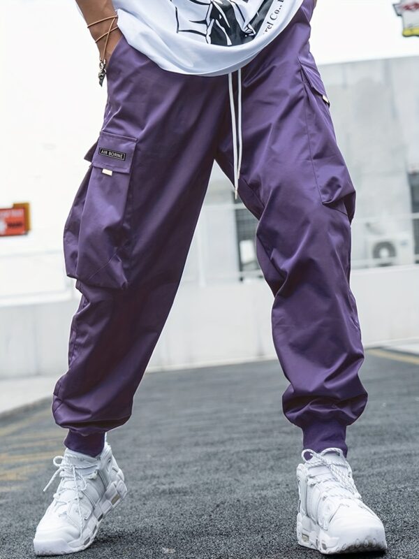 Oversized Cargo Multi-pocket Men's Casual Pants - Image 9