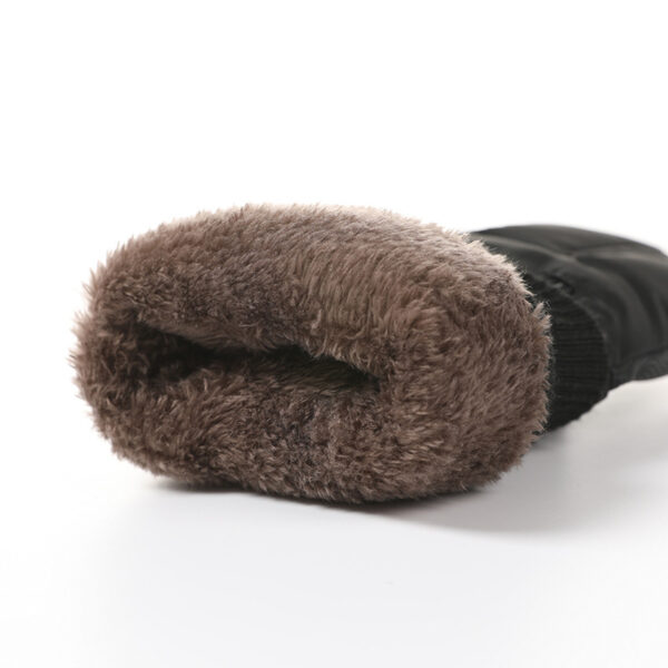 Skiing Fleece Lined Padded Warm Keeping Outdoor Cycling Windproof Gloves - Image 7