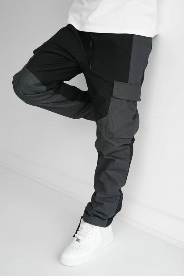 Large Pocket Stitching Trousers Men's Loose Feet - Image 7